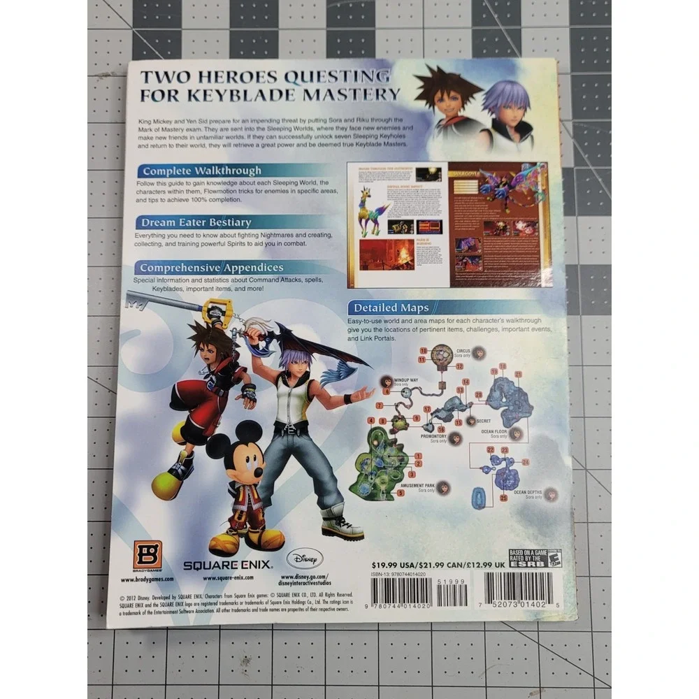 Kingdom Hearts: 3D Dream Drop Distance - BradyGames Official Strategy Guide RPG